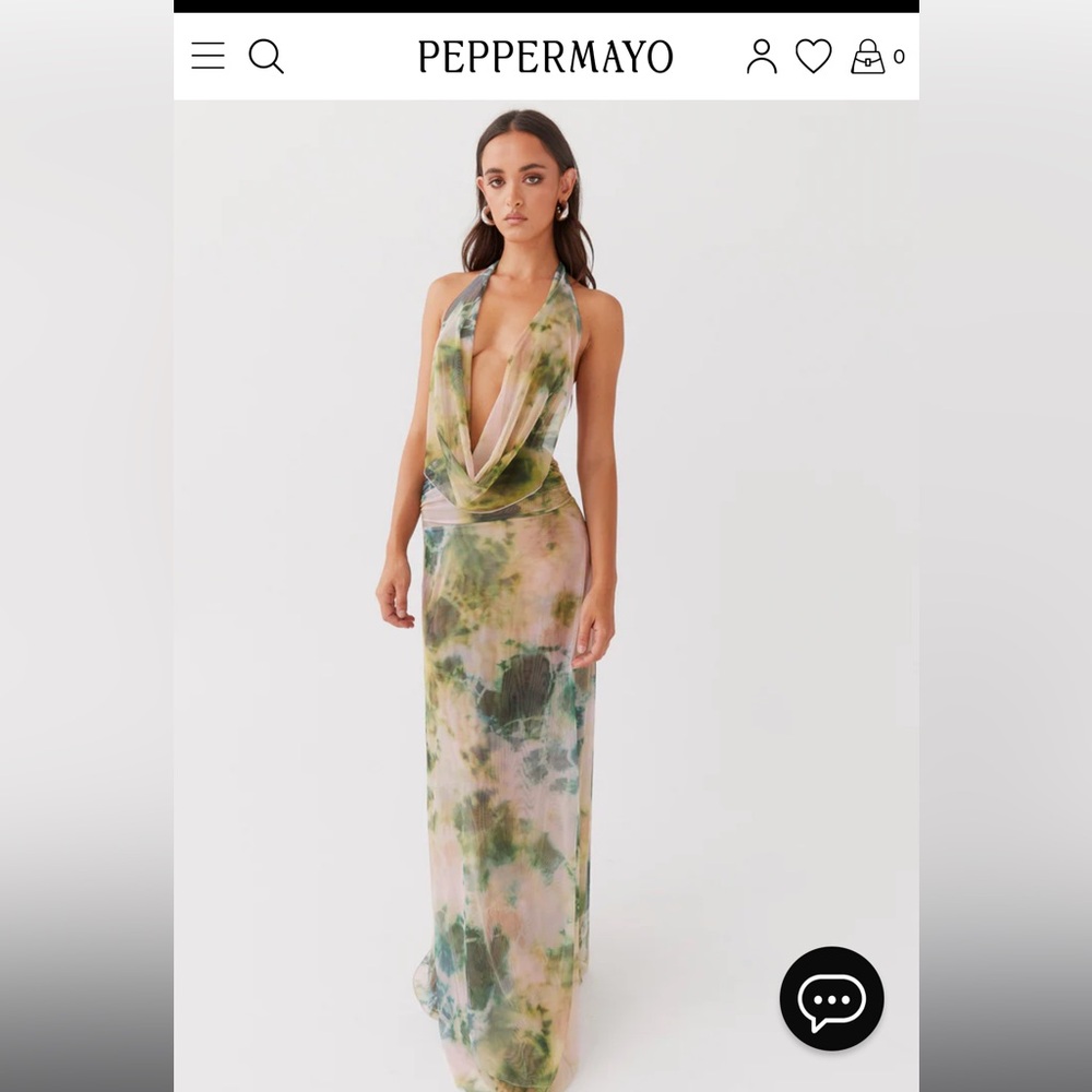 Peppermayo Elysia Mesh Maxi Dress